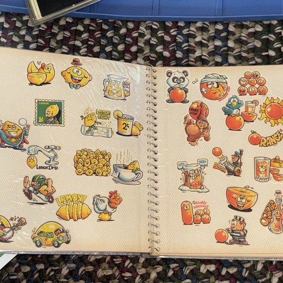 Other - Vintage 80s Album Binder Collection Assorted Stickers Star Wars, Gremlin, Scent